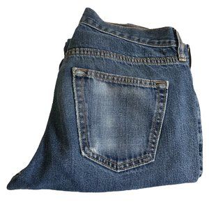 Old Navy Straight Leg Mens Jeans Tag 30x32 Actual W30xL31 Blue Dark Wash Denim